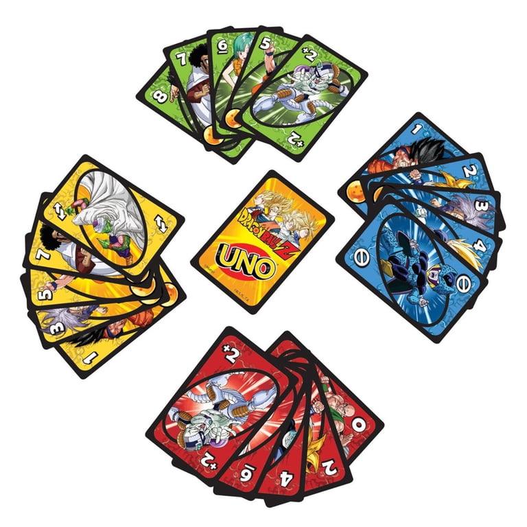 UNO Dragon Ball Z Game by Mattel, 112 Themed Cards (7+ Years
