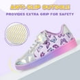 thumbnail image 4 of EUXTERPA Toddler Sneakers for Girls Casual Fashion Shoes Kids School Walking Shoes Butterfly Toddler Size 7, 4 of 7