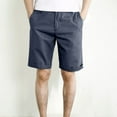 thumbnail image 2 of JTieacloth Mens Classic Chino Short Mens Lightweight Casual Trend Shorts,Blue, 2 of 6