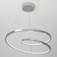thumbnail image 4 of Artika Salto Modern LED Pendant Light Fixture, Chrome, 4 of 5