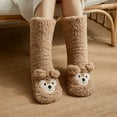 thumbnail image 6 of YOHAVEN Women’s Cozy Sleeping Socks Warm Floor Socks Fashion Winter Lounge Indoor Home Wear Comfortable Relaxation Gift Idea Christmas Holiday Stocking Stuffer Winter Decor Footwear, 6 of 7