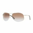 thumbnail image 1 of Ray-Ban RB3387-003 / 68 gafas de sol plateadas con lentes degradados en marrón aviador Ray-Ban RB3387-003/68, 1 of 1