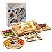 thumbnail image 3 of Rae Dunn Charcuterie Board & Accessories - Large Charcuterie Board Set, Bamboo Cheese Board Set with Serving Forks and Platters, Cheese Knives Included, 3 of 4