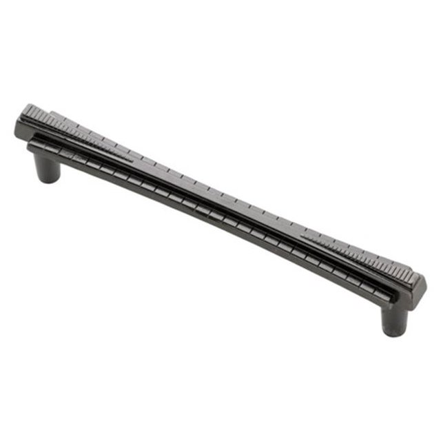 Knobware C3519 Art Deco Pull 128 Mm Black Nickel