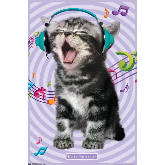 Keith Kimberlin - Kitten - Singing Wall Poster, 22.375" x 34"