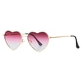 thumbnail image 1 of Gafas de Sol Gleyemor Polarizadas en Forma de Corazón para Mujeres Oro, 1 of 7