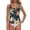 A-Dark Blue68, variant on Women Tankini Tops Full Coverage Removable Pads Long Ruched Swimwear Tops Seaside Vacation Pool Bathing Suit Tops