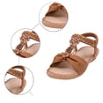 thumbnail image 4 of Women Summer Fashion Rhinestone Sandals Bohemian Style Comfortable Slide Flip Flops Casual Outdoor Beach Footwear Polyester Material Lightweight All Season Shoes, 4 of 7