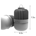 thumbnail image 3 of hengsof Small Camping Lantern Lamp Bluetooth Speaker for Hiking Portable,Rechargable Outdoor Table Lamp, 3 of 7