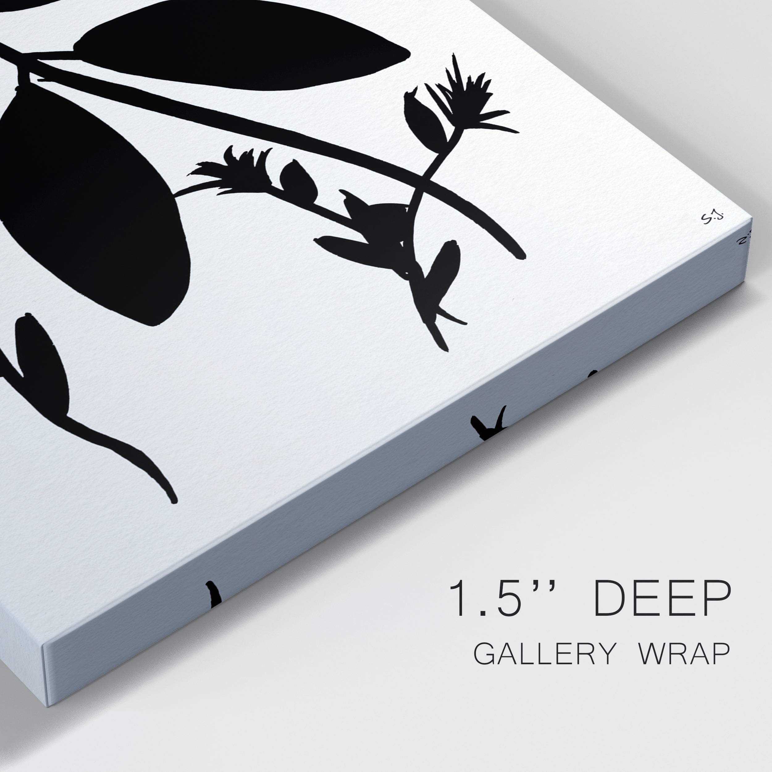 Silhouette Garden II Premium Gallery Wrapped Canvas - Ready to Hang - 40 x 60