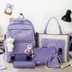 thumbnail image 1 of Nuevo producto mochilas coreanas 5 piezas mochila mujer moda mochila escolar resistente para niña, 1 of 4