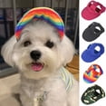 thumbnail image 4 of Pet Baseball Caps Cute Dog Sun Hats Puppy Wear-resistant Peaked Cap Summer Outdoor Sun-proof Universal Solid Oxford Caps ShopWise Round, 4 of 18