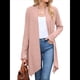 thumbnail image 1 of Cárdigan de Color Liso para Mujer, Suéter Abierto Frontal, , Informal, Estilo . Rosa M, 1 of 10