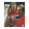 thumbnail image 1 of Larry Robinson Signed Montreal Canadiens Stanley Cup 8x10 Photo, 1 of 1
