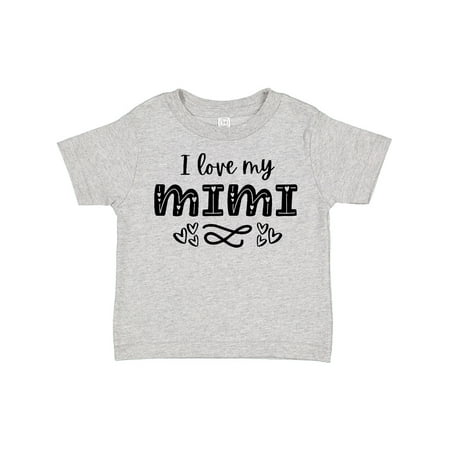 

Inktastic I Love My Mimi with Hearts Gift Toddler Boy or Toddler Girl T-Shirt