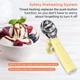 thumbnail image 5 of NEWEST Heated Ice Cream Scoop, Rechargeable Electric Ice Cream Scoop, Maximum Heating up to 158℉ for Hard Ice Cream (Yellow), 5 of 8