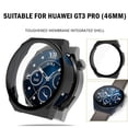 thumbnail image 2 of Screen Protector Cover Suitable compitable with huawei Watch GT 3 Pro 46mm Glass Case+Film Smart Watchband Full Protective Cover, 2 of 6