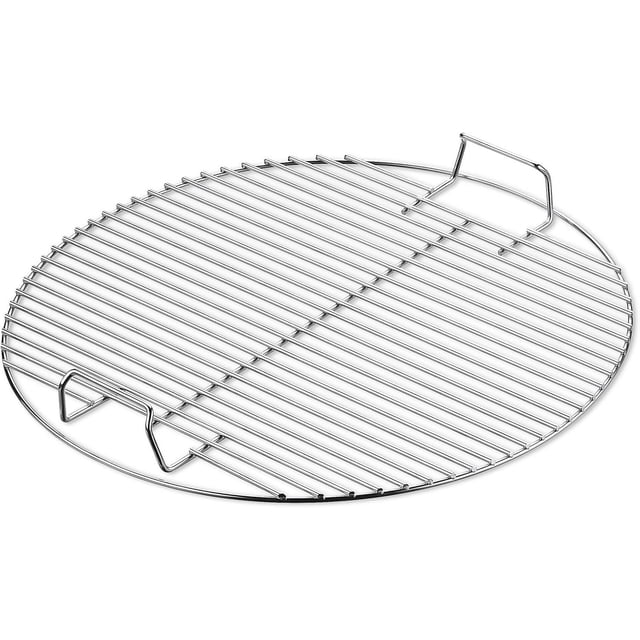 Professional Sear Marks Round Grill Grate For Most 20 Inches Inner Diameter Ceramic Grill, Chrome Steel Cooking Grates Heat-Insulating For Outdoor Cooking