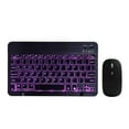 thumbnail image 2 of Milaget HILABEE Universal Mini 10inch Bluetooth Keyboard with Backlit Cable- for Pad Black with Mouse, 2 of 7