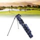 thumbnail image 3 of Bolsas de golf con soporte y correa Capacidad para 7-9 palos Pitch and Putt cuadrícula azul kusrkot bolsas de palos de golf, 3 of 8