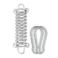 thumbnail image 4 of Hebilla de resorte para tienda de campaña, tensor de cuerda de acero resistente para toldo, tienda de campaña de primavera para playa, tensor de cuerd con mosquetón, 4 of 8