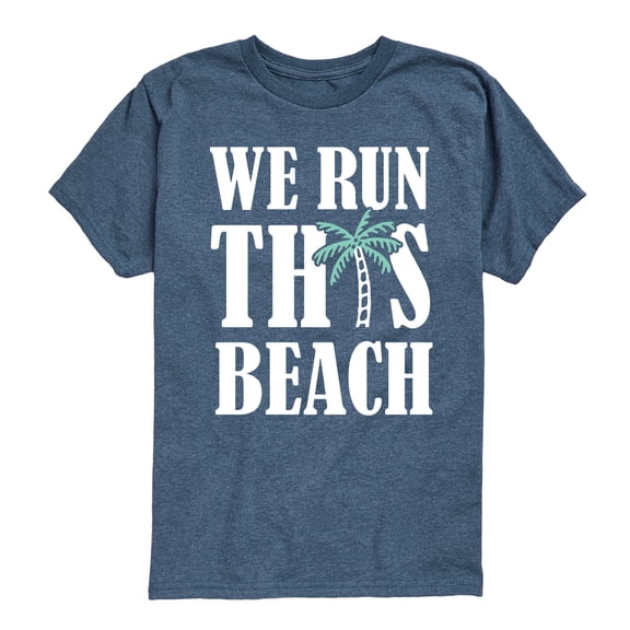 Instant Message - We Run This Beach Short Sleeve Graphic T-Shirt