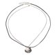 thumbnail image 1 of Piezas Collar con Colgante Aleación Premium Altamente Duradero Exquisito Collar de Delfín de Moda para Fiesta Boda Cumpleaños Plata y Negro, 1 of 5