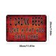 thumbnail image 4 of Placa Metal Vintage Bebo Pintura Hierro Rectangular Bar 30x20cm, 4 of 9