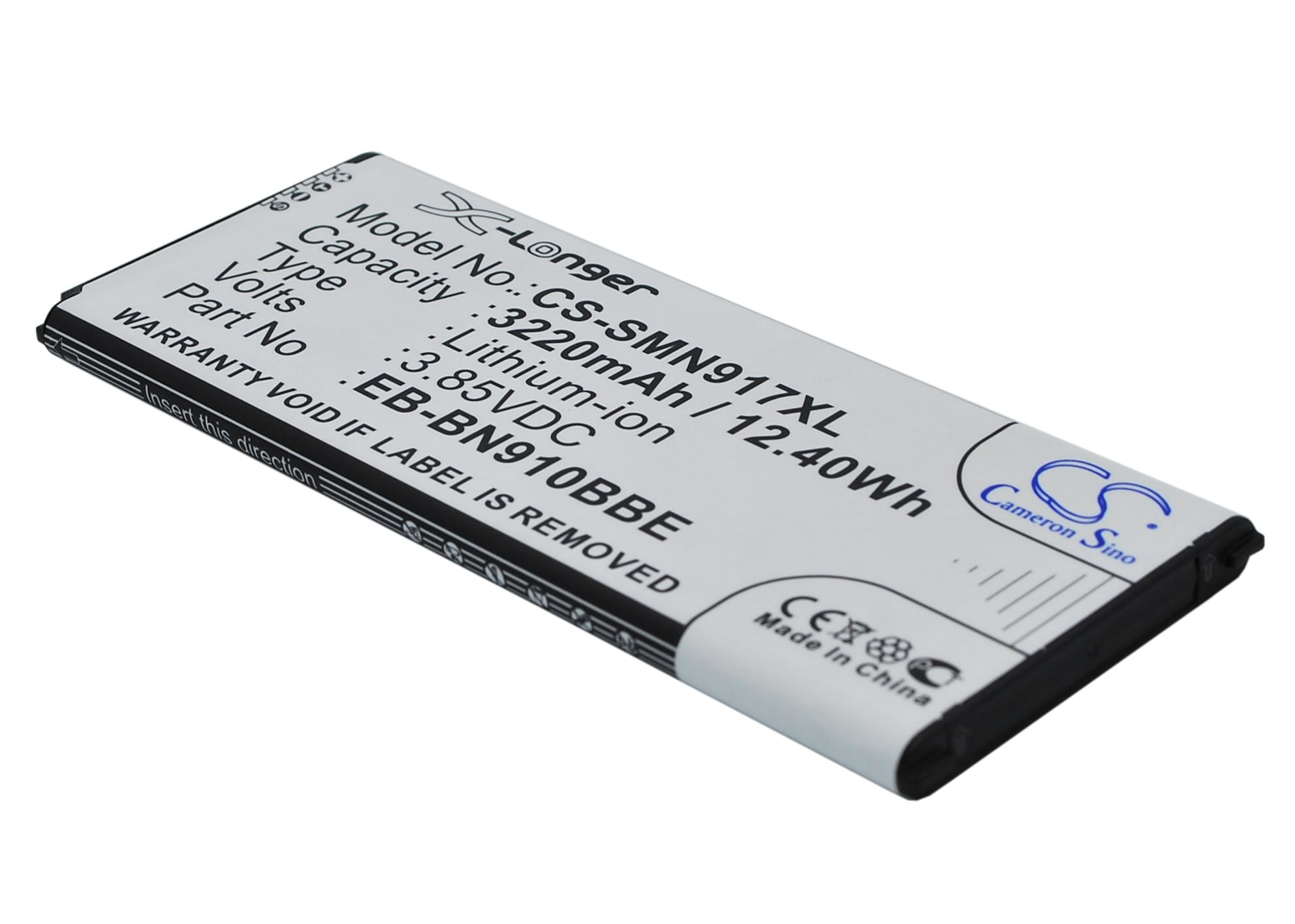 Replacement Battery For Samsung 3.85v 3220mAh / 12.40Wh Mobile