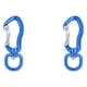 thumbnail image 4 of Eigraketly Mosquetón Llavero Pesca Viajar 360 grados Hamaca giratoria Ganchos Hebilla Clips Equipo al aire libre Equipo deportivo Azul Azul 2Conjunto, 4 of 6