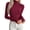 Burgundy, variant on Long Sleeve Shirts for Women Fall Clothes | Soft Brushed Ribbed Knit Pullover, Mock Neck Lightweight Sweater, Comfy Underscrubs, Basic Casual Winter Layering Tops