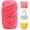 Watermelon Red, variant on 1 pack 0.55lbs Thick Chunky Yarn for Arm Knitting Jumbo Tube Yarn Soft Chunky Knit Blanket Yarn, Velvet Yarn for Crocheting Handbags Hand Knitting Pet Bed Rugs Pillows Crafts.