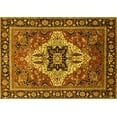 thumbnail image 1 of Ahgly Company Indoor Rectangle Oriental Yellow Industrial Area Rugs, 3' x 5', 1 of 4