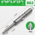 thumbnail image 1 of MYG 60-200mm PH0 PH1 PH2 802 Electric Cross Screwdriver Bit Magnetic ImpactDriver, 1 of 8