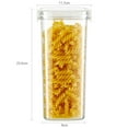 thumbnail image 3 of Organization and Storage Kezqiaxn Sealed Jar Kitchen Transparent Grain Storage Jar Can Be Stacked Double Sealed Grain Jar White, 3 of 3