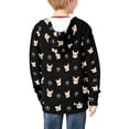 thumbnail image 5 of Xoenoiee Boston Terrier Print Casual Hooded Jacket for Teen Girls Boys Zip Up Hoodie Long Sleeve Sweatshirt with Pocket Kids Youth Fall Outerwear Outfits for 14-16 Years Kids, 5 of 7