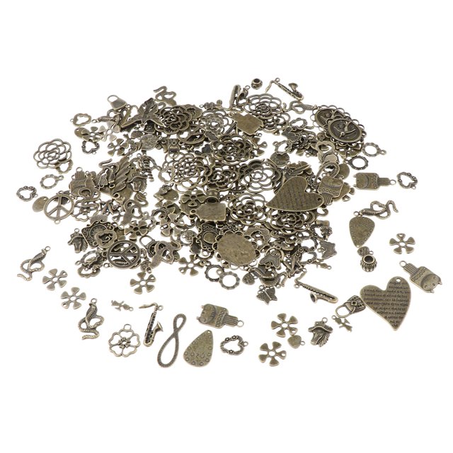 60 unids / set manualidades de bricolaje formas aleatorias colgantes joyería que hace hallazgos 1 Sunnimix Encanto artesanía colgante