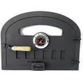 thumbnail image 4 of Wood Fired Oven Door with Glass (Medium), Black, Steel Sheet, 4 of 5