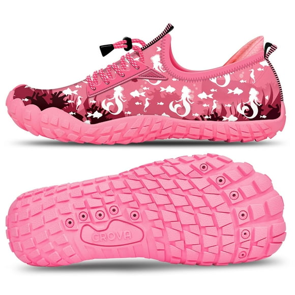 Zapatos acuáticos CROVA con empuñaduras de tacón integradas para niños, senderismo y niños grandes