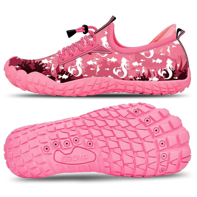 Zapatos acuáticos CROVA con empuñaduras de tacón integradas para niños, senderismo y niños grandes