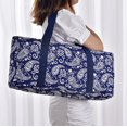 thumbnail image 3 of Set de juego de mahjong americano Mose Cafolo con bolsa de cachemir azul, 3 of 7