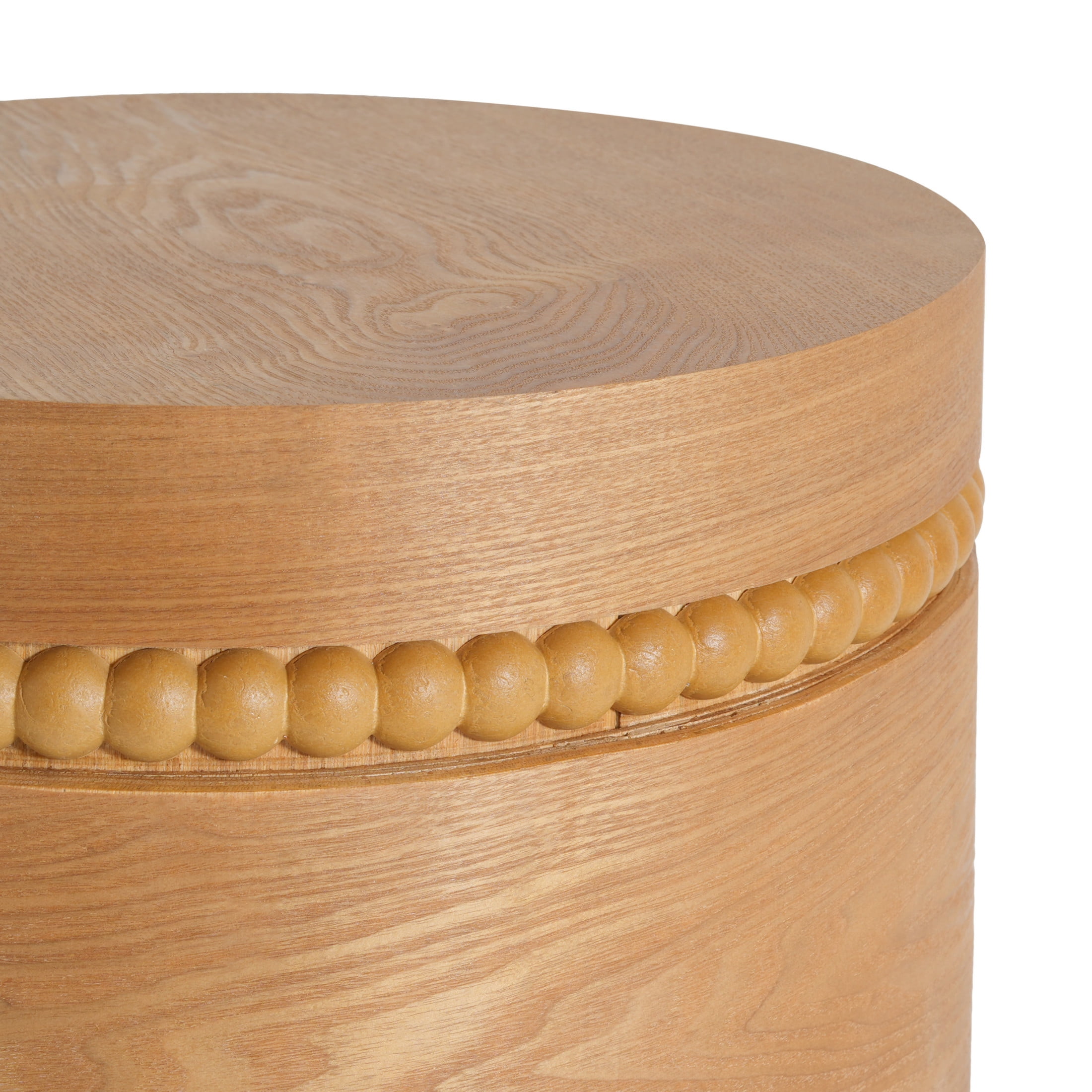 Christopher Knight Home 15.75" Cylindrical Wood End Table, Round Accent Side Table, Natural