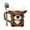 Brown, variant on Eosunjian Ice Cream Cup Holder Reusable Pint Sleeve Christmas Deer Ice Cream Pint Holder with Spoon Cute Cooler Sleeve Leak Proof Popsicle for Beer for Deer