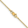 thumbnail image 3 of 10K Yellow Gold Box Chain Styles Necklace 1 mm 16 inch, 3 of 4