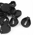 thumbnail image 2 of 3V CR2032 CR2025 Button Cell Battery Holder Adapter Black 100 Pieces, 2 of 2