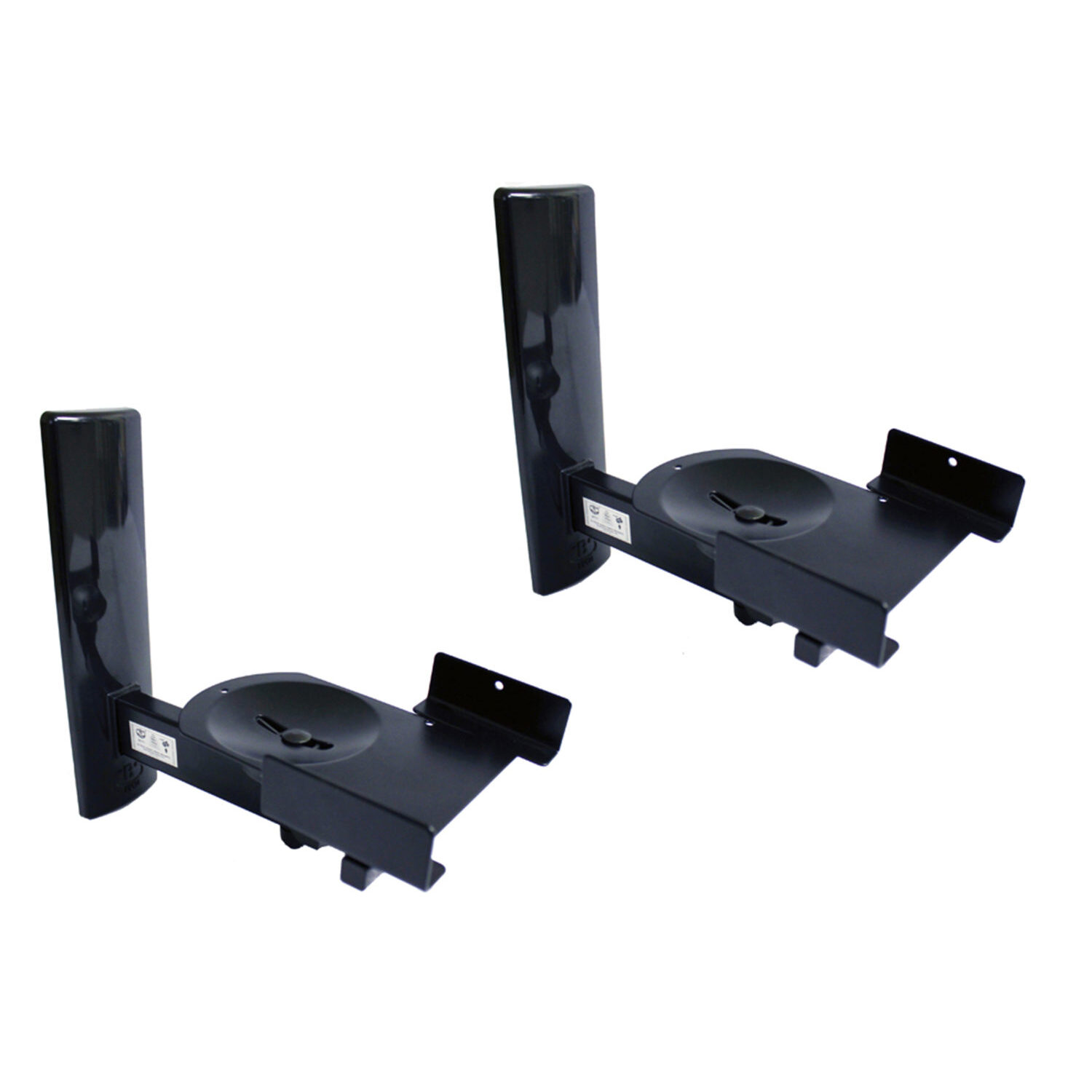 Rocelco B-Tech Ultra Grip-Pro Speaker Mount in Black Finish (Set of 2) - image 2 of 4