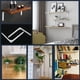 thumbnail image 5 of Soporte de pared SAYAYO L 30 x 25 x 3 cm Heavy Duty Metal White (2), 5 of 8