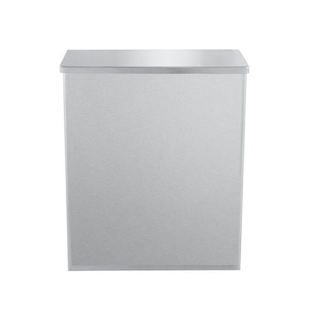 - Sanitary Napkin Disposal 304 Grade Stainless Steel 2 Gallon Capacity