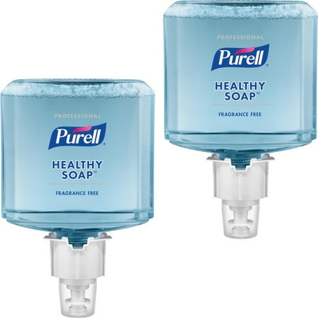 - PURELL® ES6 Professional HEALTHY SOAP Mild Foam - 40.6 fl oz (1200 mL) - Dirt Remover, Kill Germs - Skin - Blue - Hypoallergenic, Dye-free, Fragrance-free, Moisturizing, Bio-based - 2 / Carton