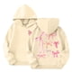 thumbnail image 1 of Cowsor Girls hoodies Bow Graphic Long Sleeve Hooded Sweatshirt Cute Pullover Tops, 1 of 6